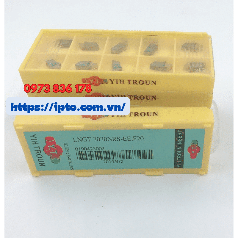 Mảnh dao phay rãnh chữ T Yih Troun LNGT3030NRS-EE F20 LNGT3030NLS-EE F20