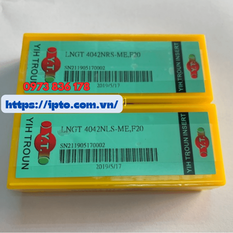 Mảnh dao phay rãnh chữ T Yih Troun LNGT4042NLS-ME F20 LNGT4042NRS-ME F20