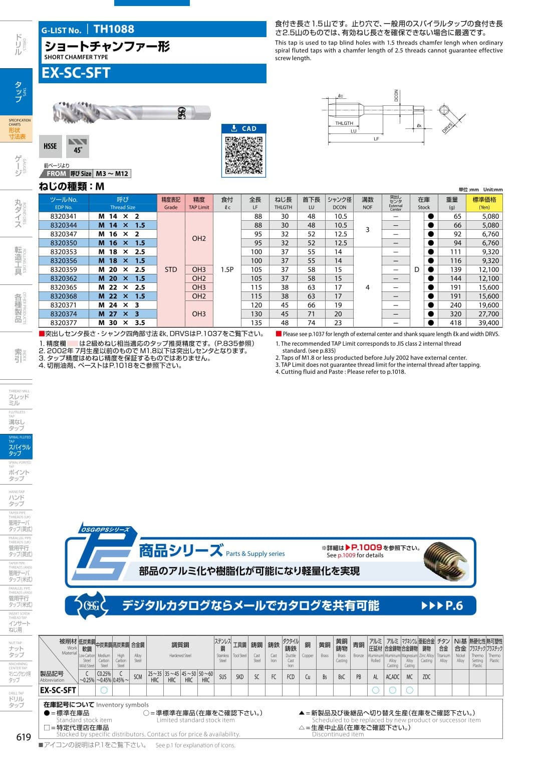 Mui taro xoan OSG EX SC SFT 704 1
