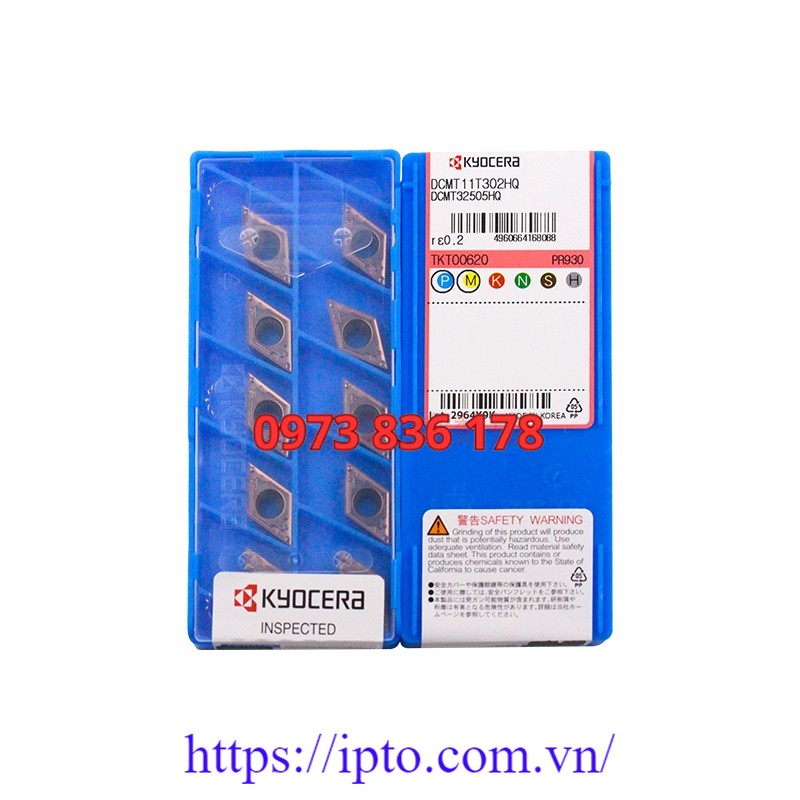 Mảnh tiện Kyocera DCMT11T302HQ-PR930