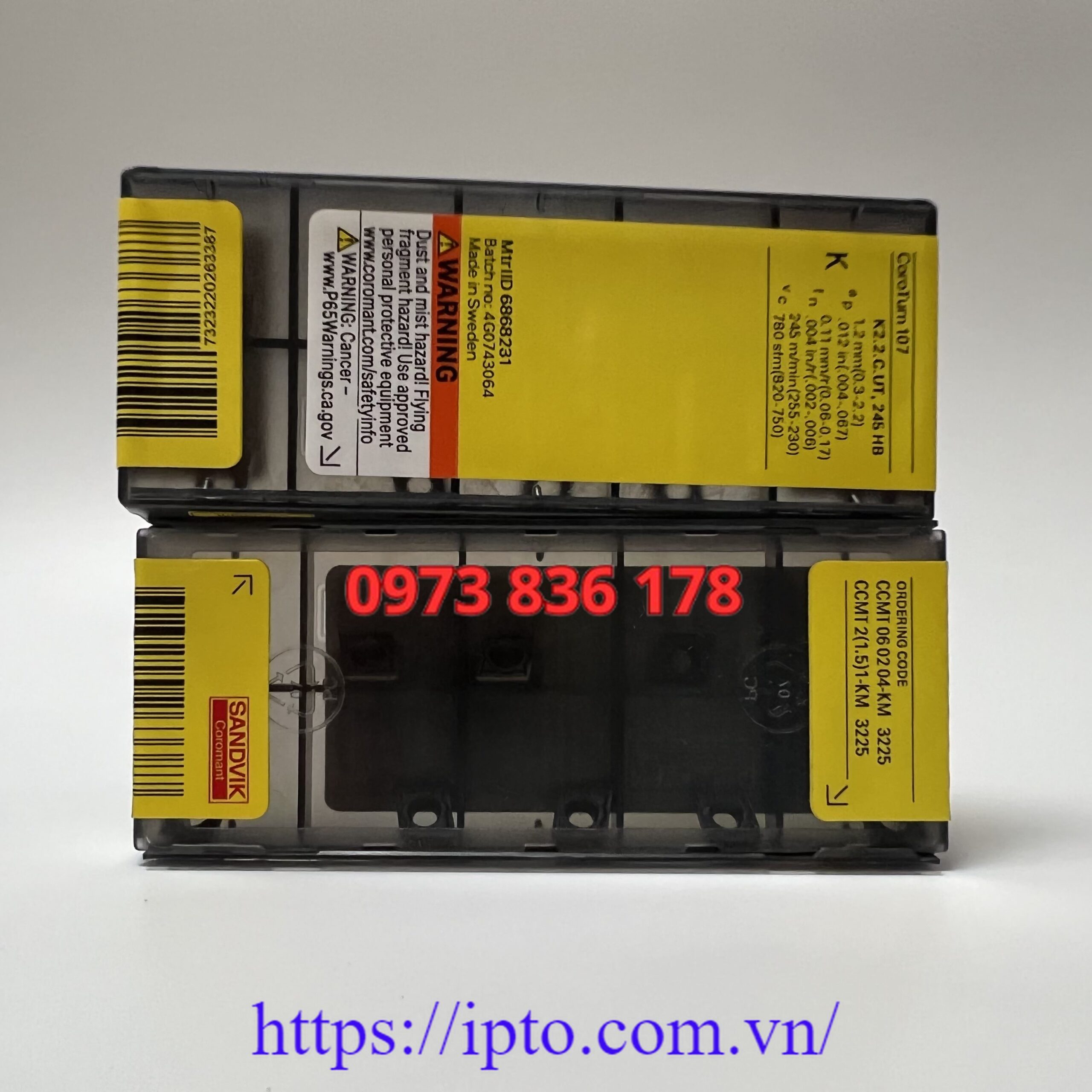 Mảnh tiện Sandvik CCMT060204-KM 3225