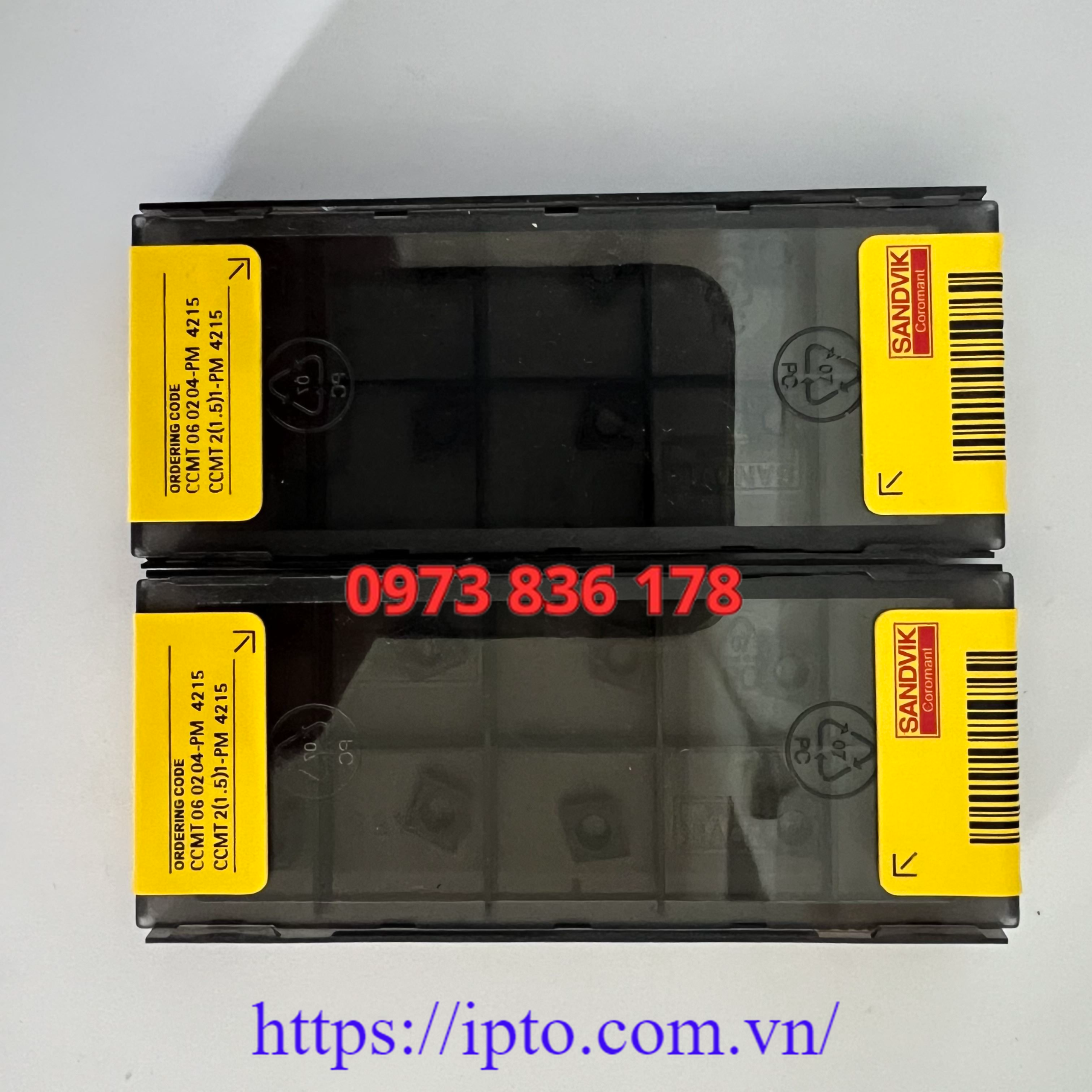 Mảnh tiện Sandvik CCMT060204-PM 4215