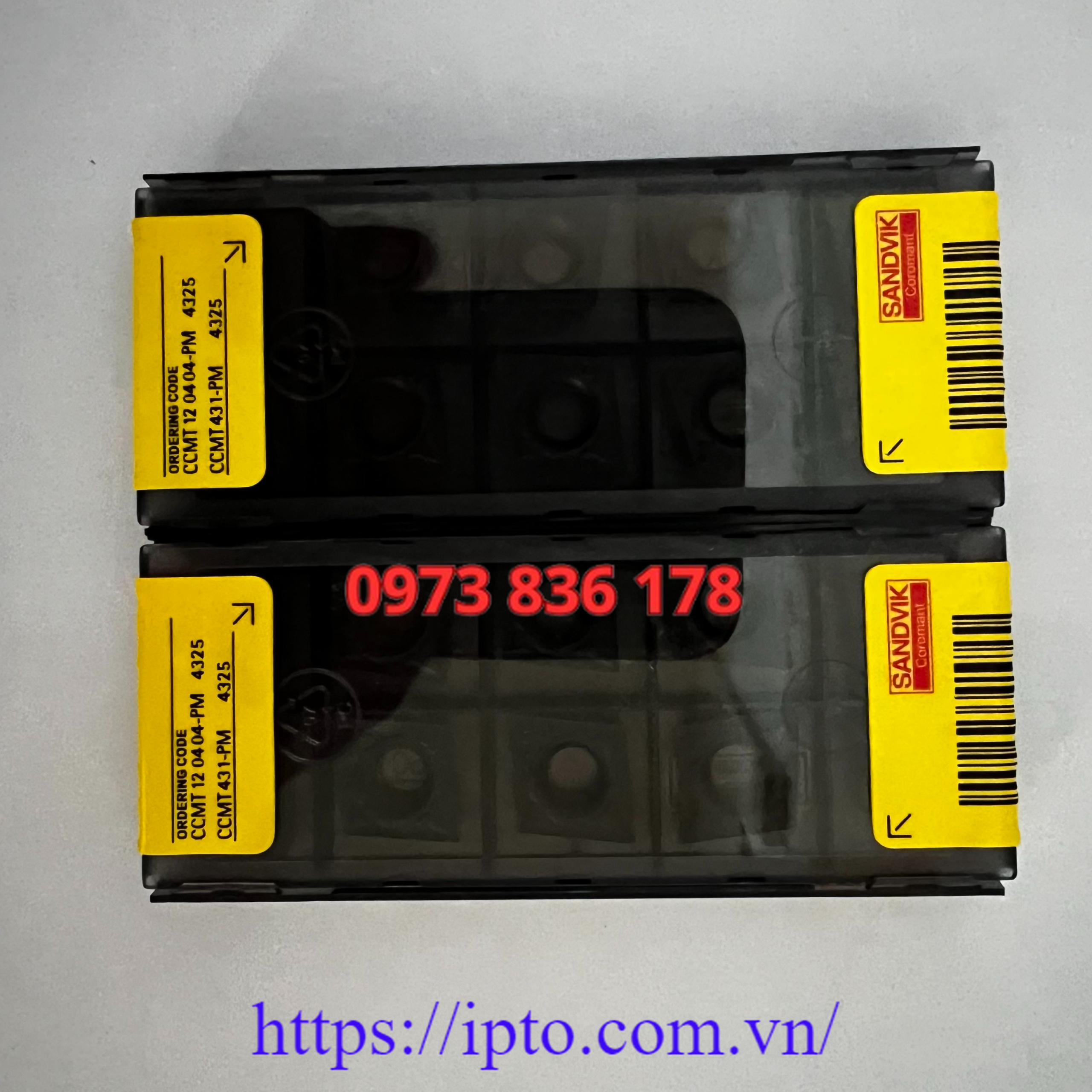 Mảnh tiện Sandvik CCMT120404-PM 4325
