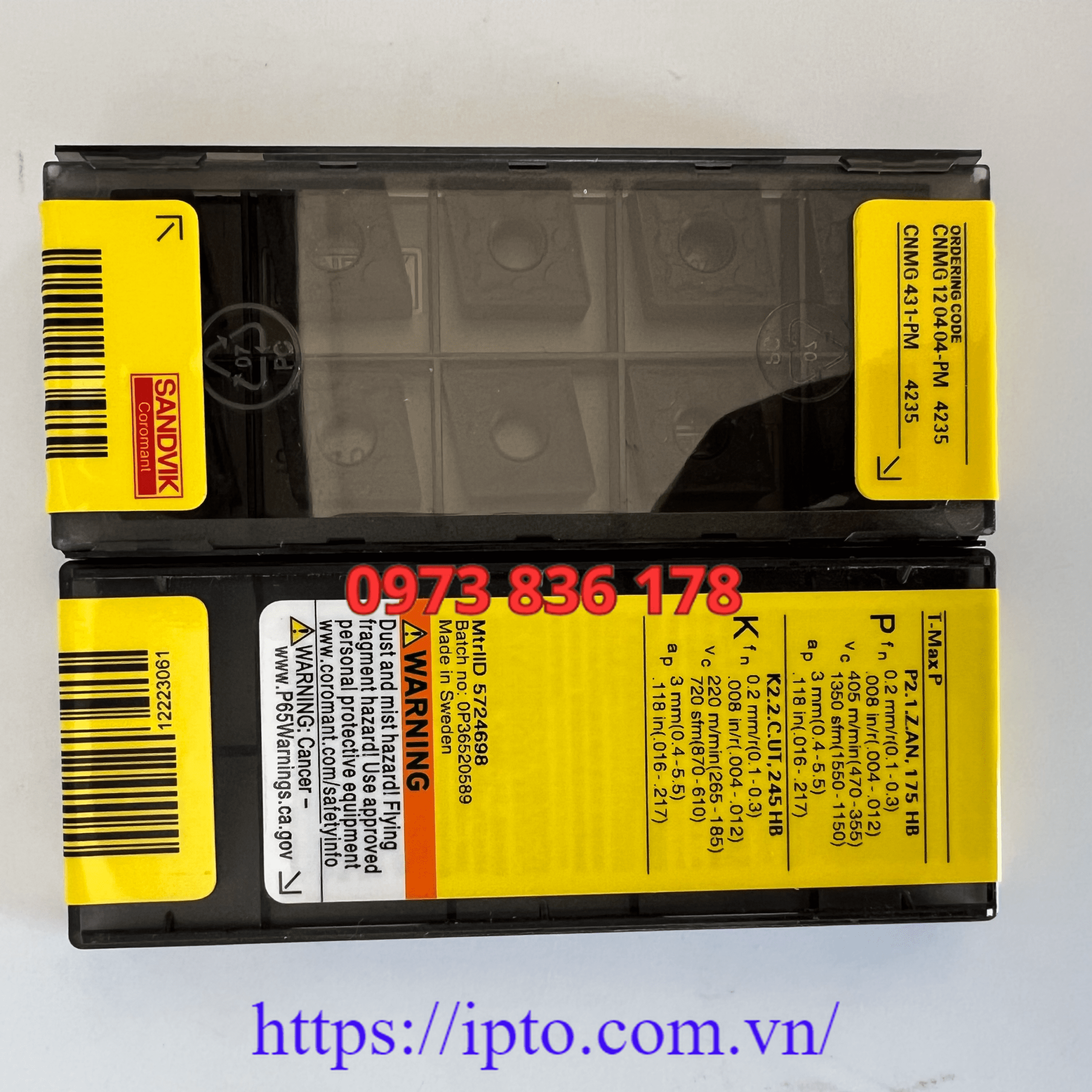 Mảnh tiện Sandvik CNMG120404-PM 4235