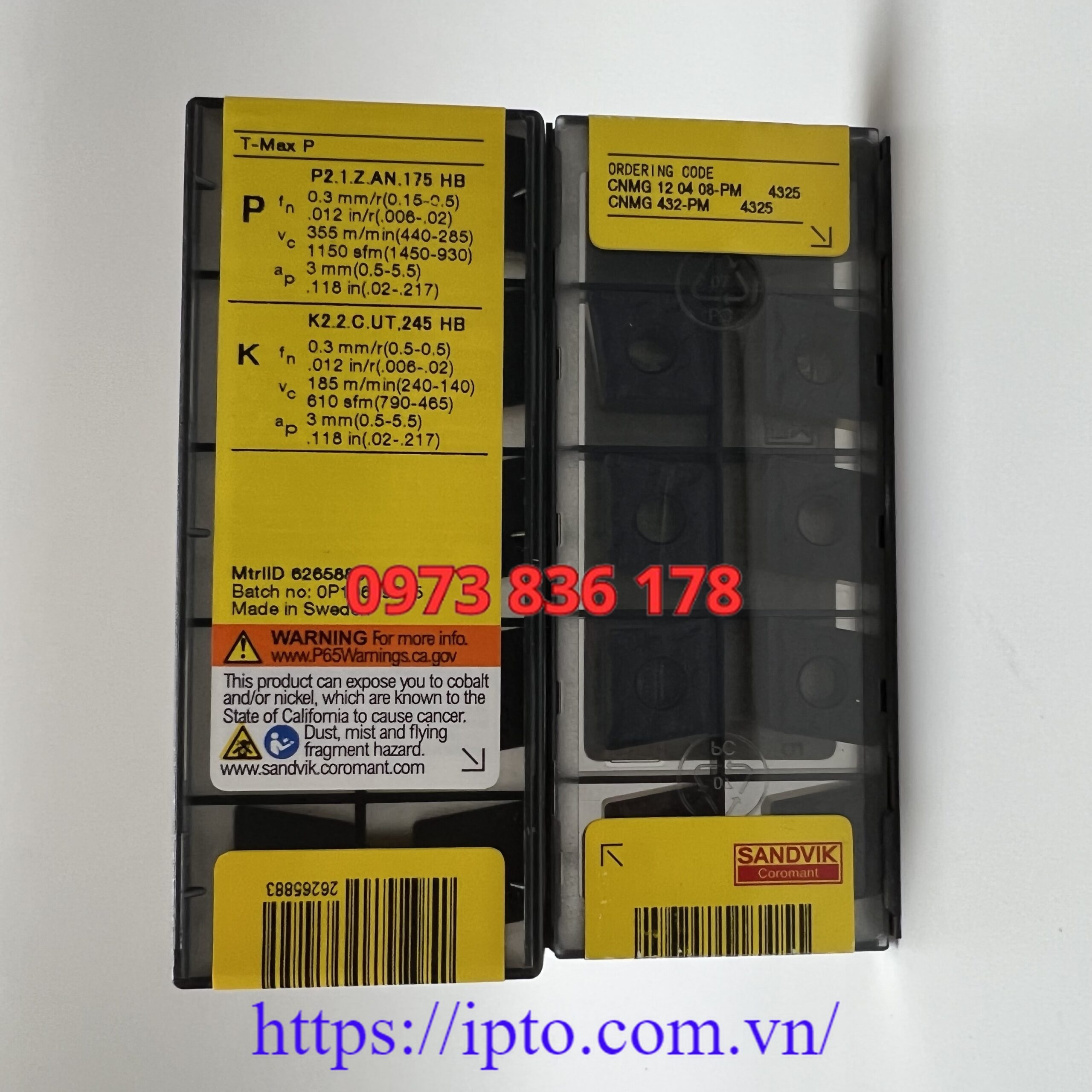 Mảnh tiện Sandvik CNMG120408-PM 4335