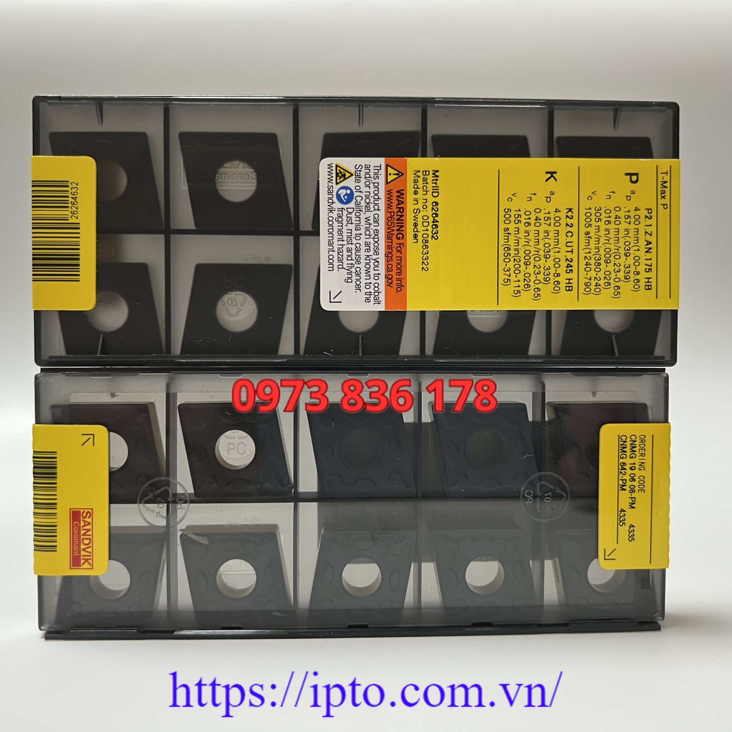 Mảnh tiện Sandvik CNMG190608-PM 4335