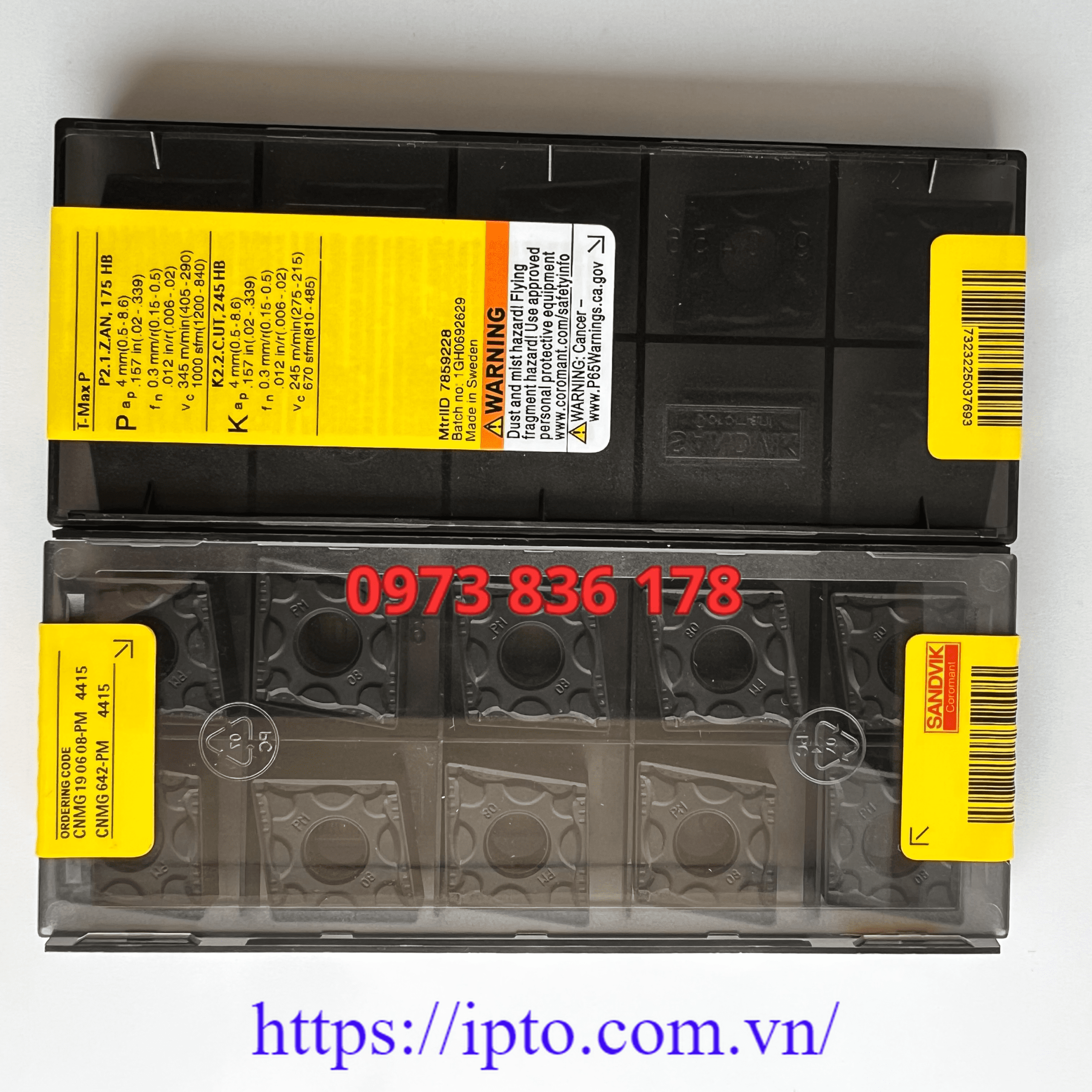 Mảnh tiện Sandvik CNMG190608-PM 4415