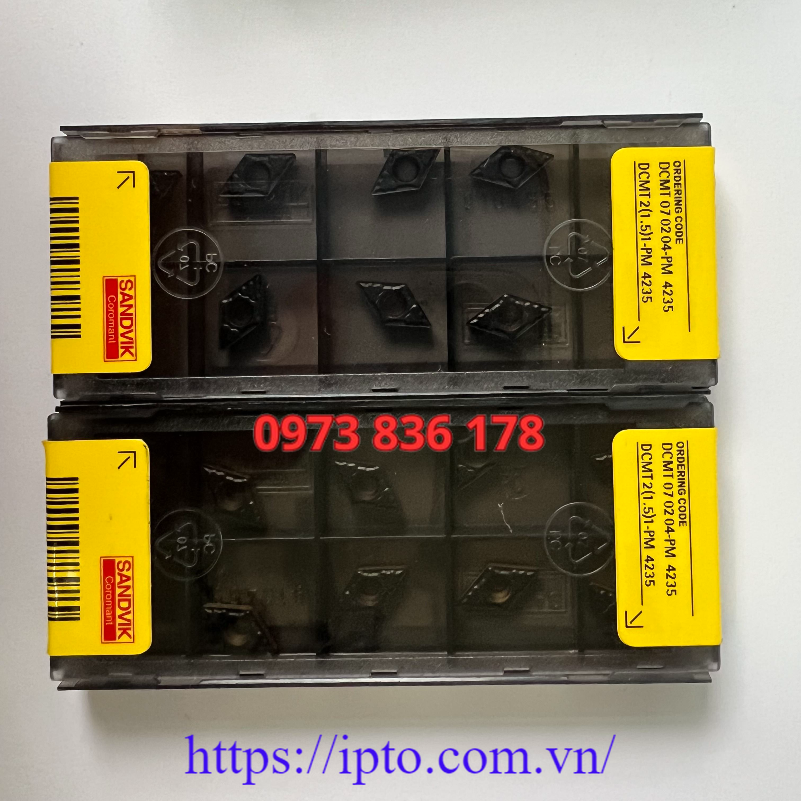 Mảnh tiện Sandvik DCMT 070204-PF 4215
