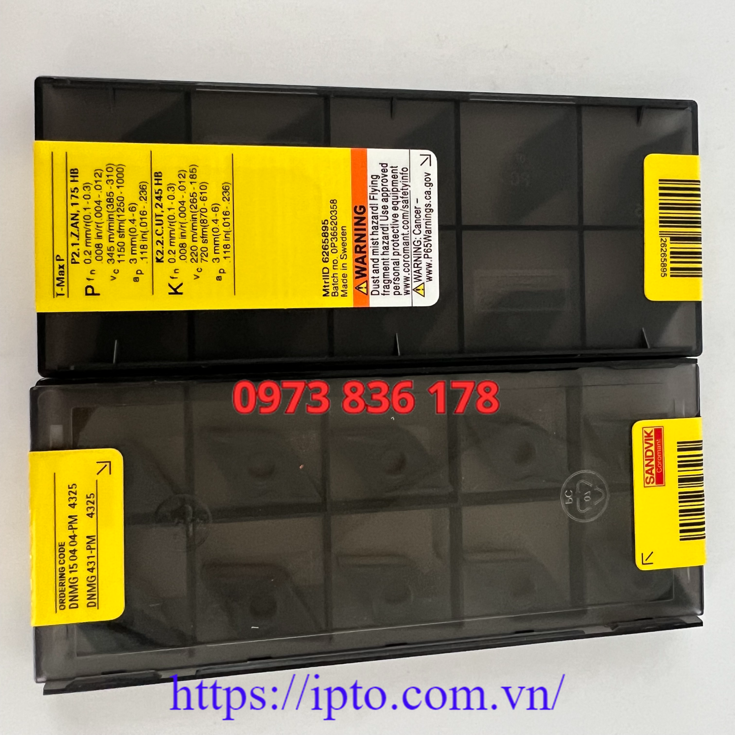 Mảnh tiện Sandvik DNMG150404-PM 4325