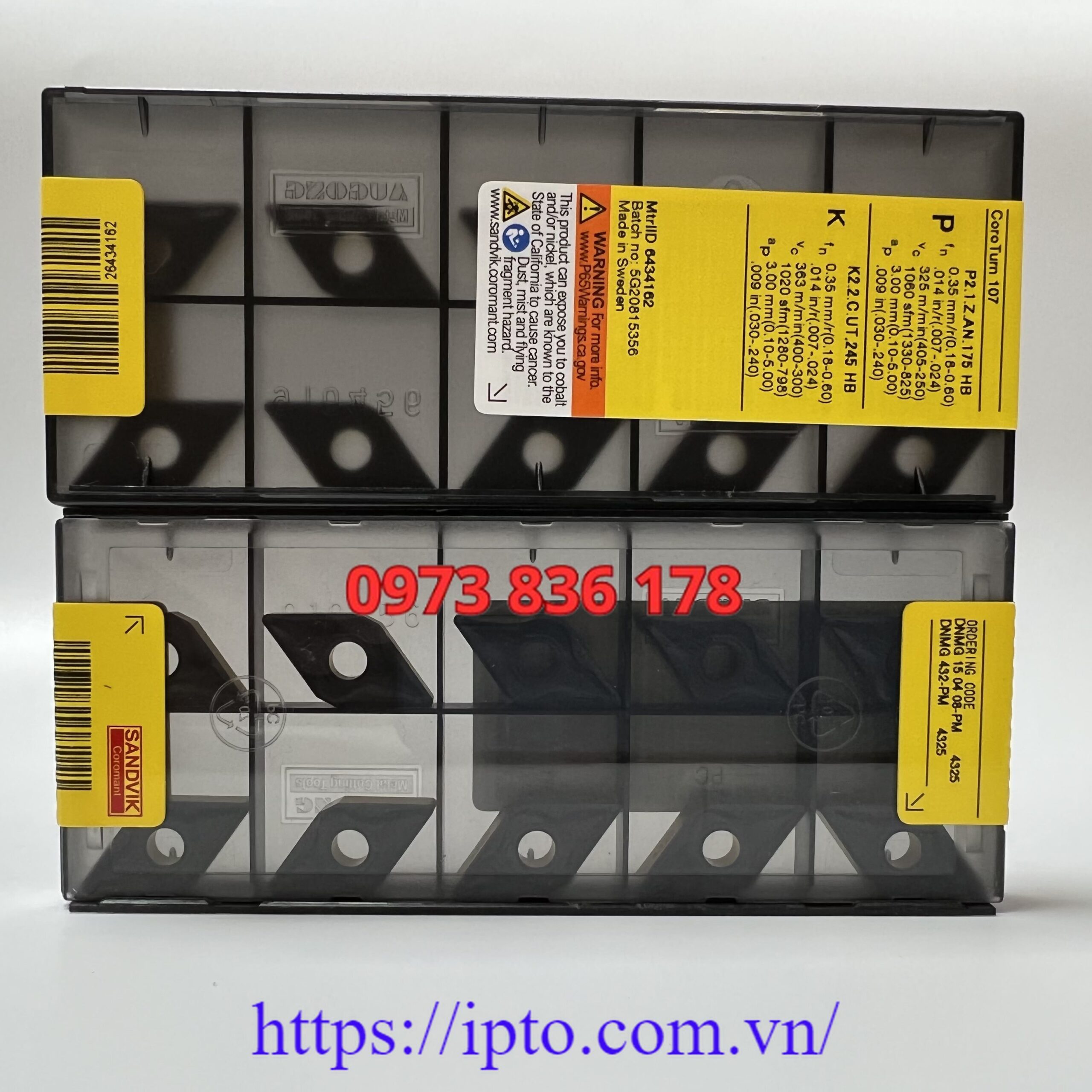 Mảnh tiện Sandvik DNMG150408-PM 4325