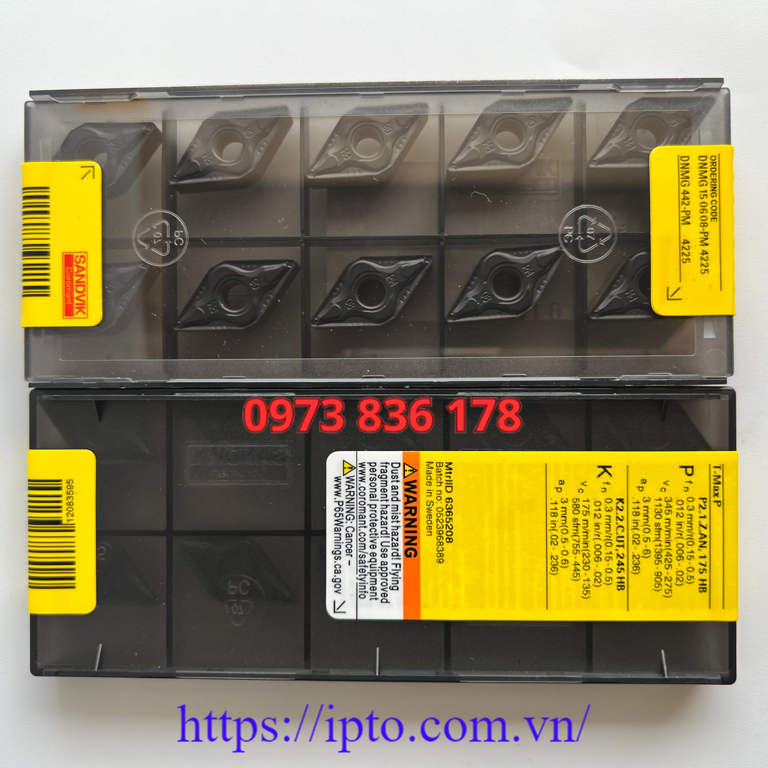 Mảnh tiện Sandvik DNMG150608-PM 4225