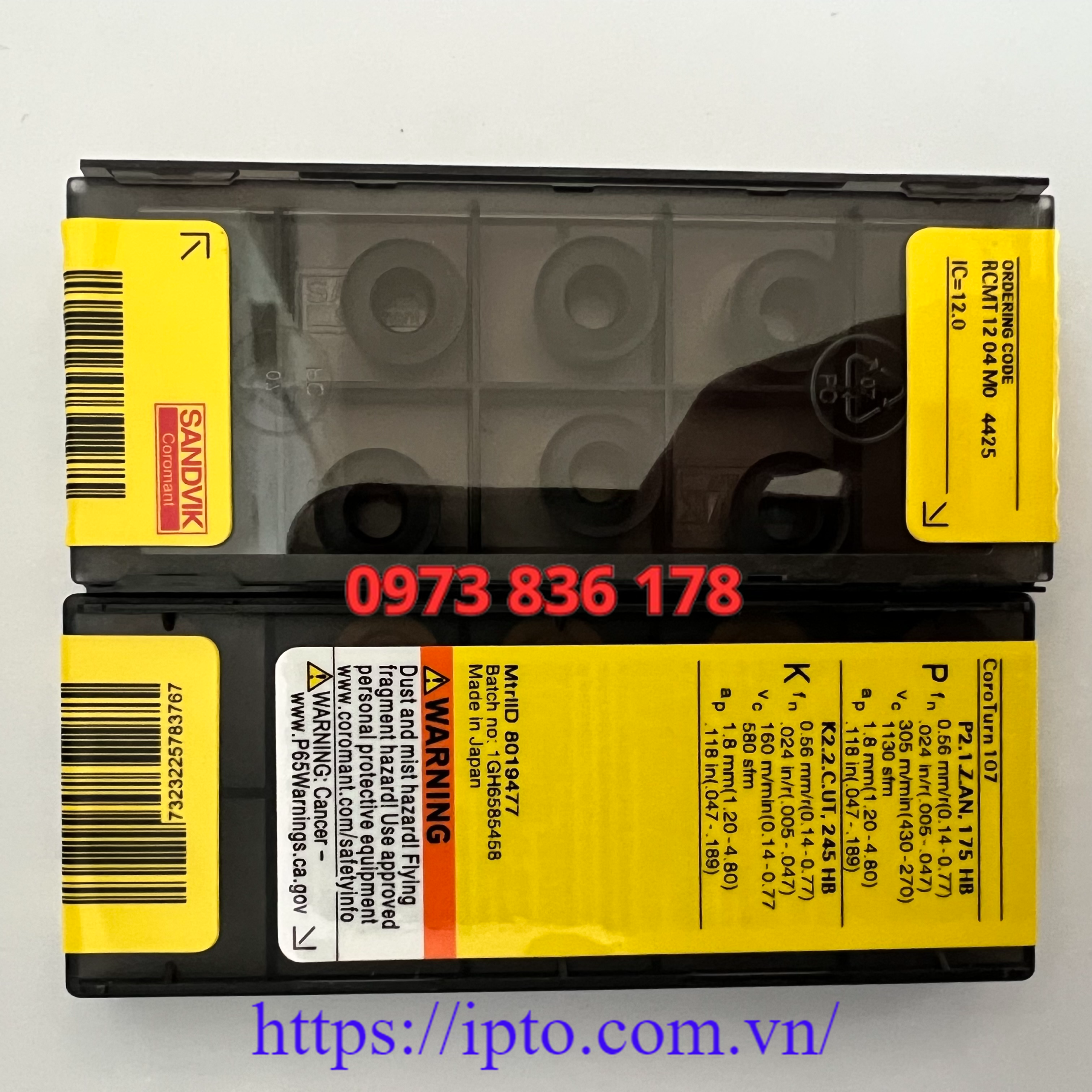 Mảnh tiện Sandvik RCMT1204M0 4425