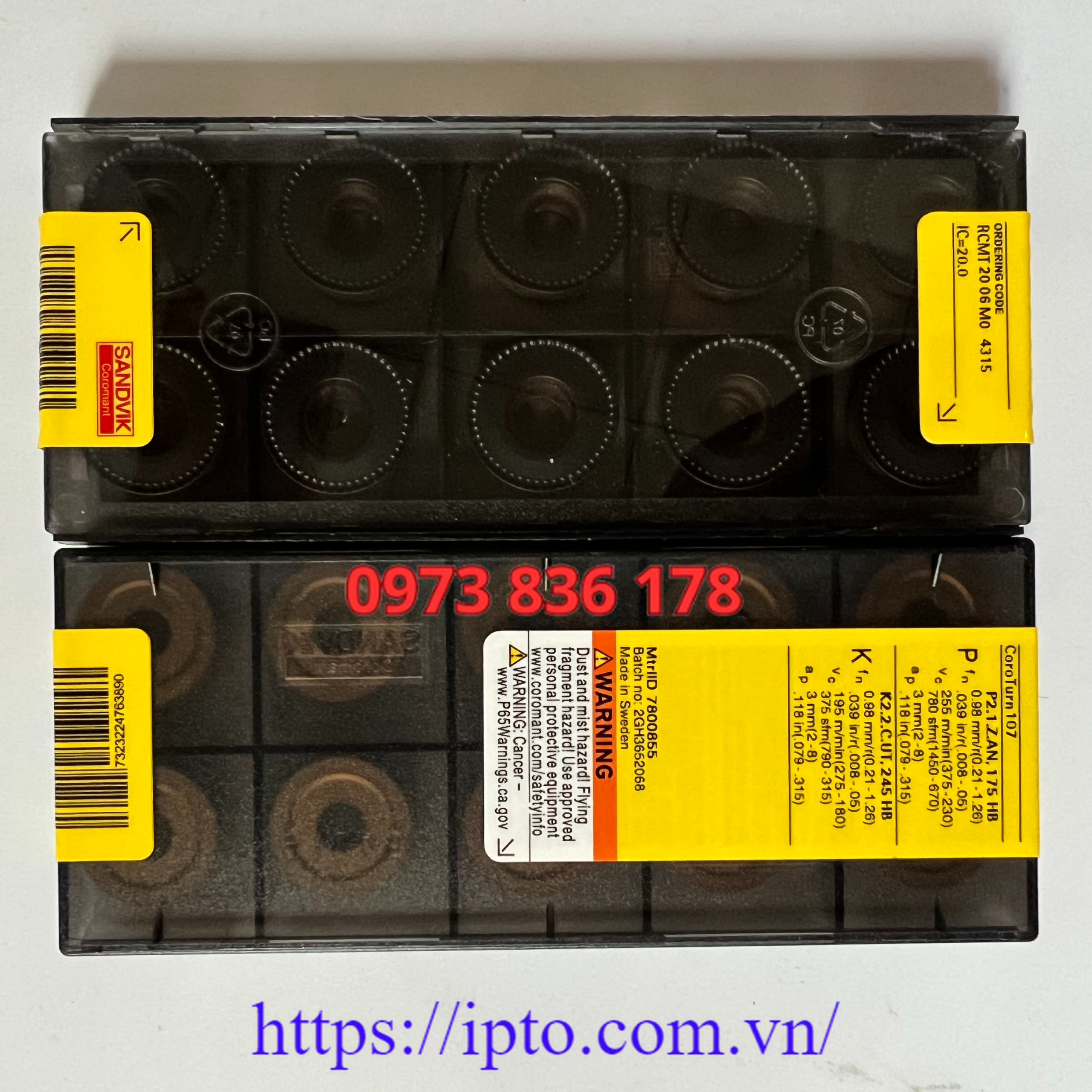 Mảnh tiện Sandvik RCMT2006M0 4315