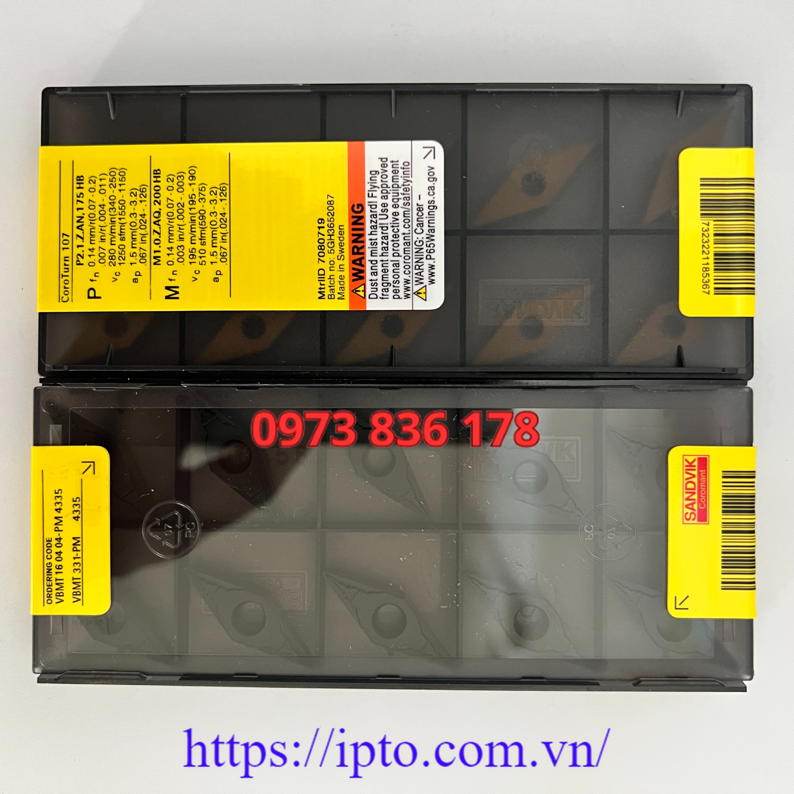 Mảnh tiện Sandvik VBMT160404-PM 4335