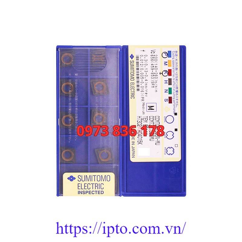 Mảnh tiện Sumitomo CCMT09T302N-SU AC530U