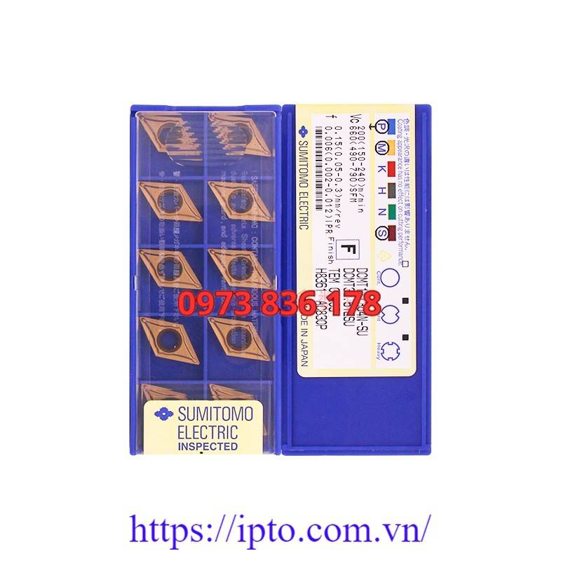 Mảnh tiện Sumitomo DCMT11T304N-MU AC630M