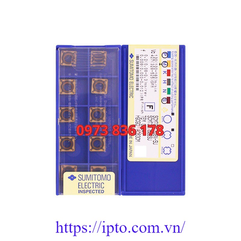 Mảnh tiện Sumitomo SCMT09T304N-SU AC630M