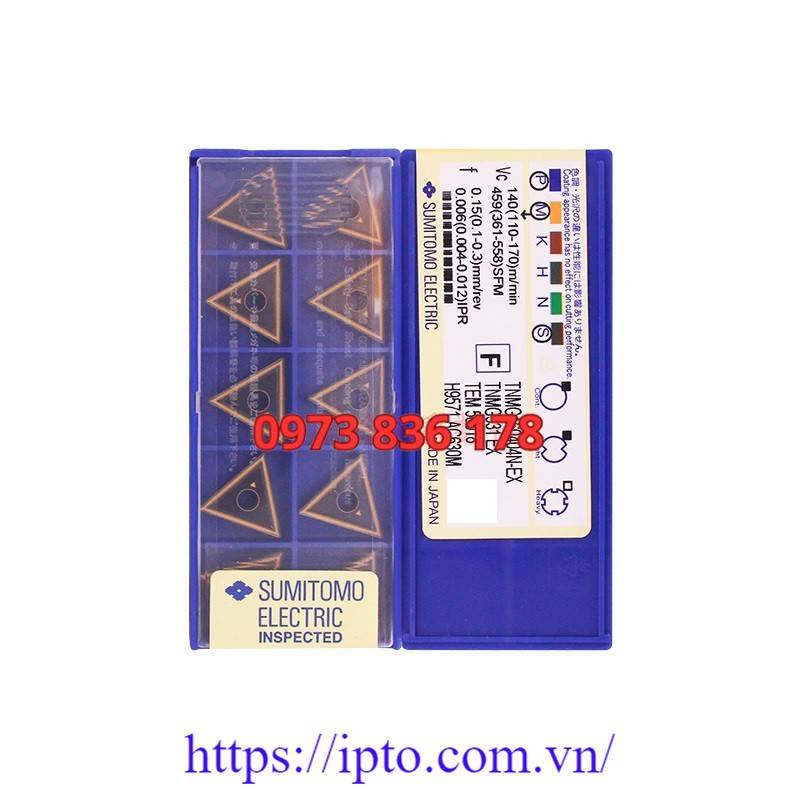 Mảnh tiện Sumitomo TNMG160404N-EF AC6030M