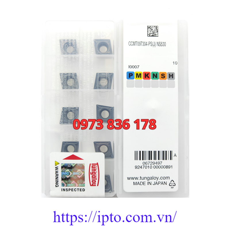 Mảnh tiện Tungaloy CCMT09T304-PS NS530
