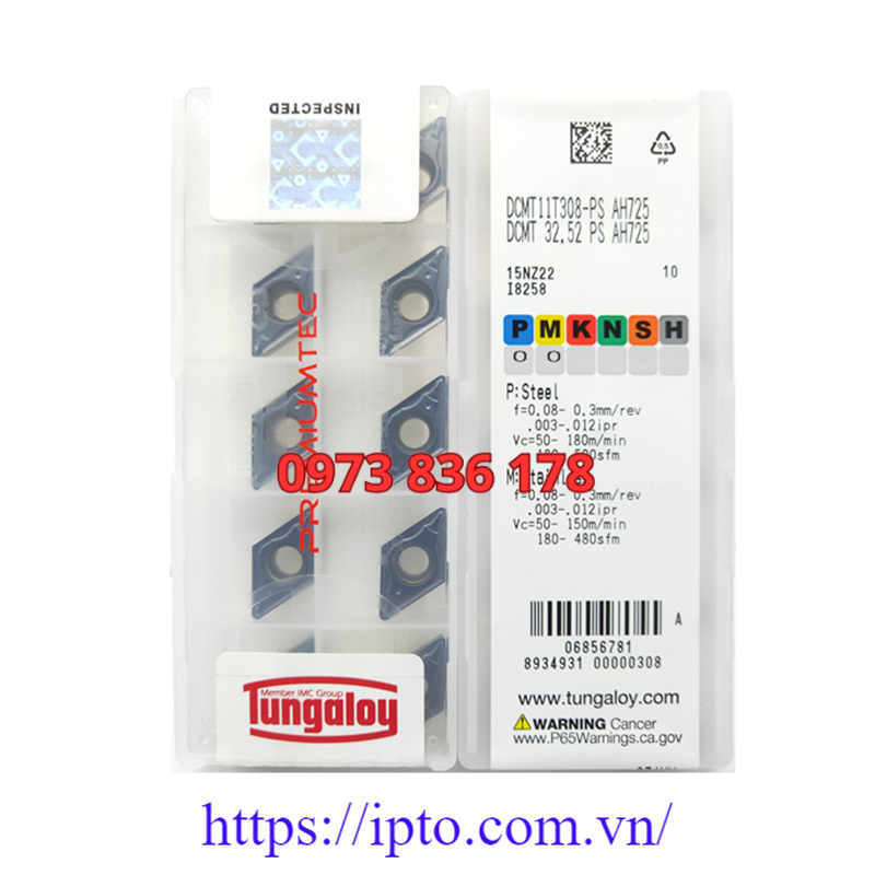 Mảnh tiện Tungaloy DCMT11T304-PS AH725