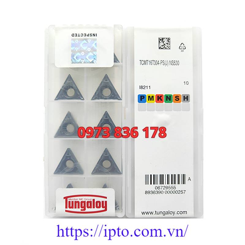 Mảnh tiện Tungaloy TCMT16T304-PS NS530