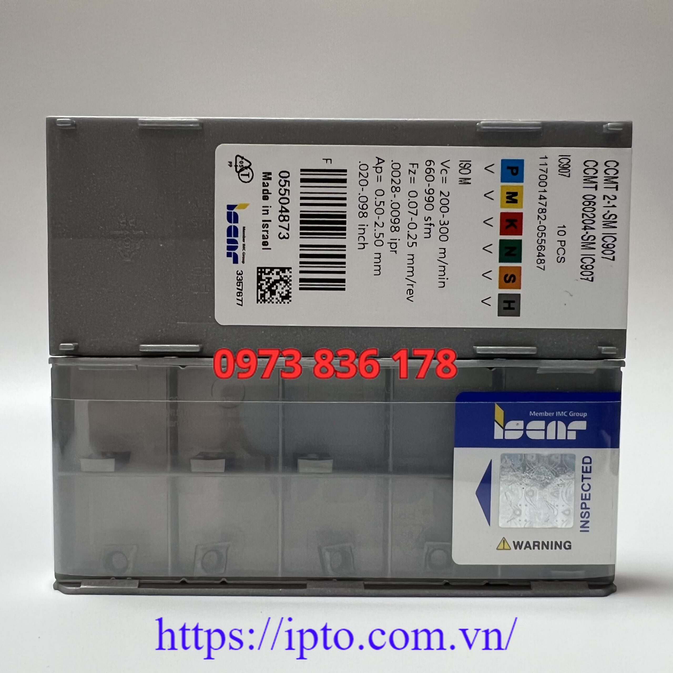 Manh tien Iscar CCMT060204 SM IC907 scaled