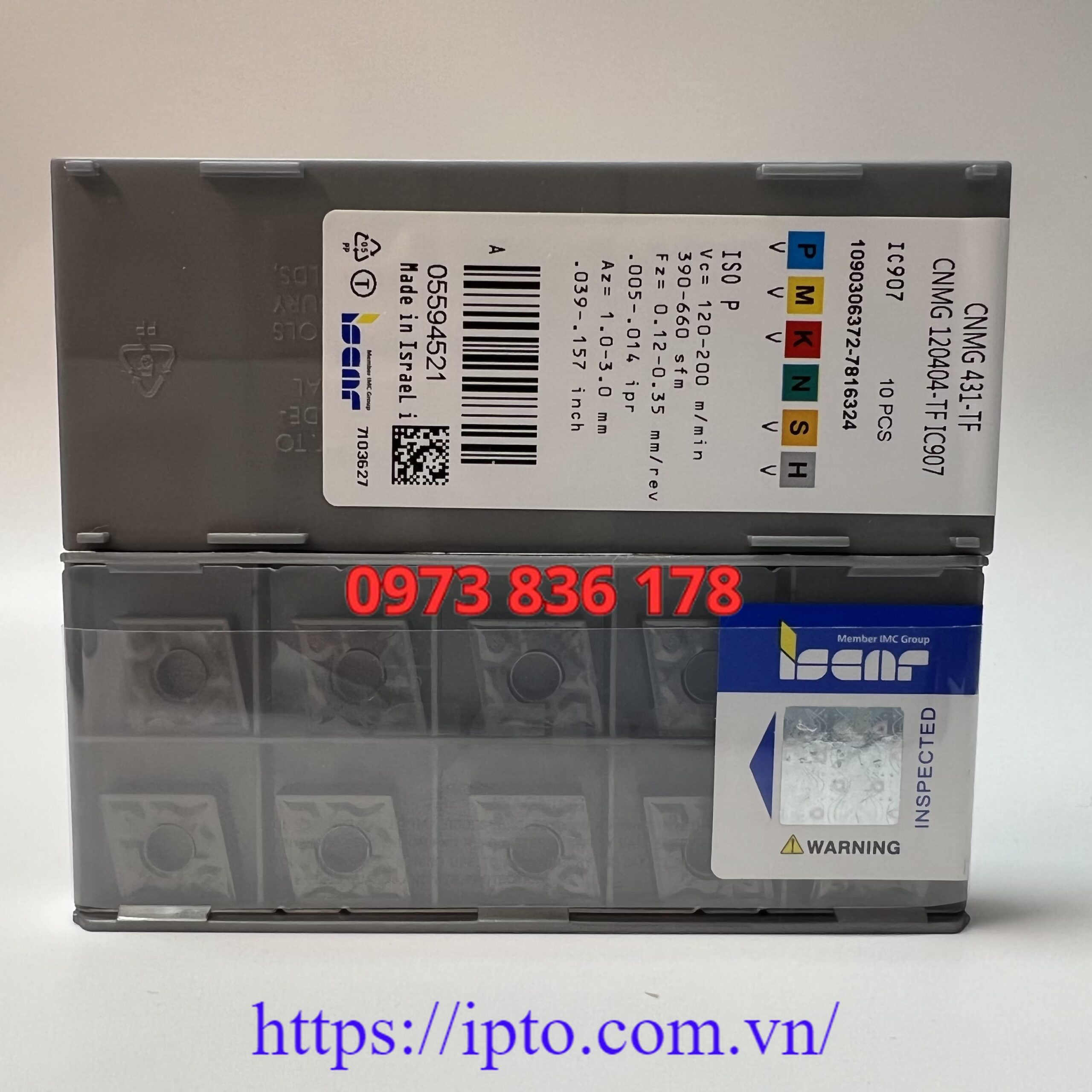 Manh tien Iscar CNMG120404 TF IC907 scaled