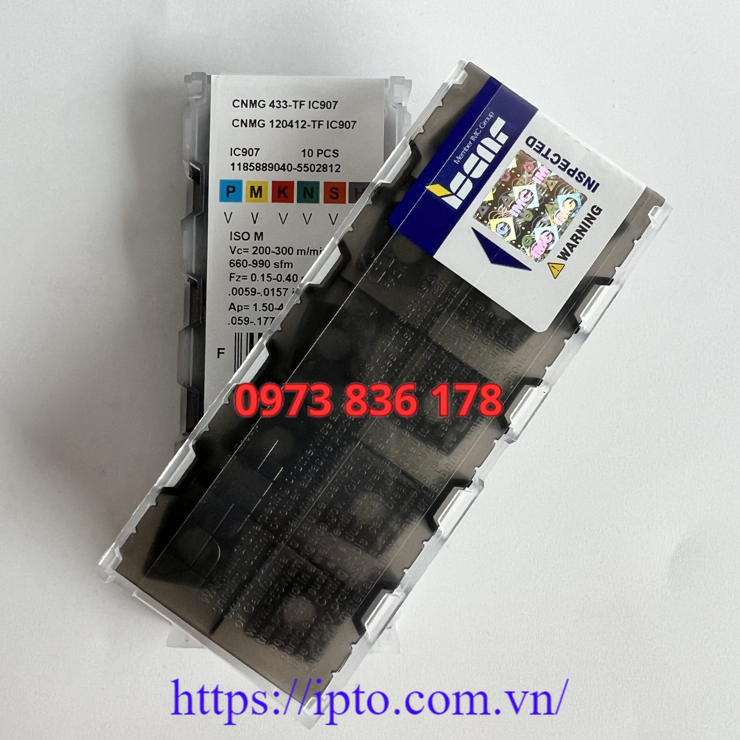 Mảnh tiện Iscar CNMG120412-TF IC907