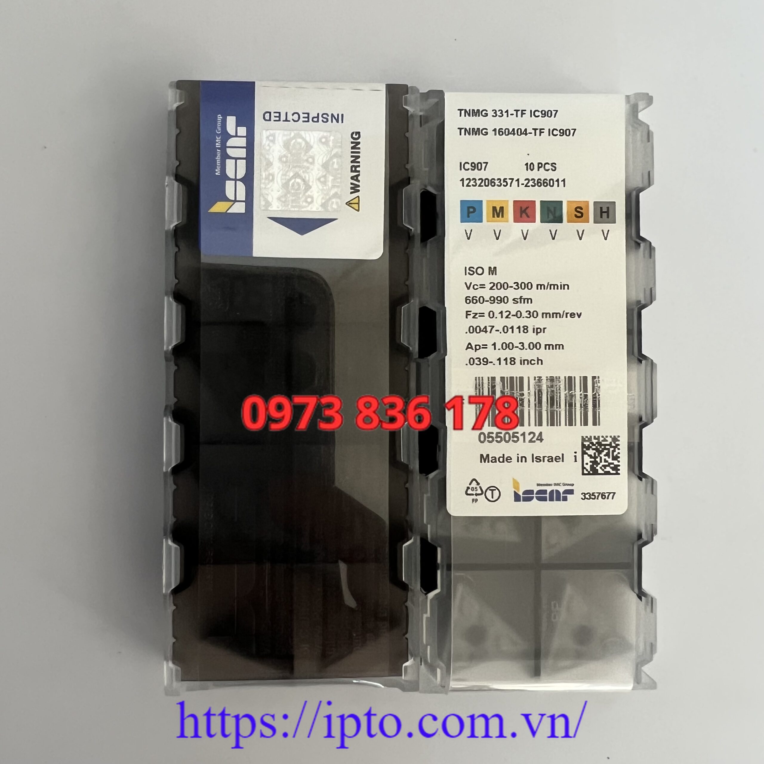 Manh tien Iscar TNMG160404 TF IC907 scaled