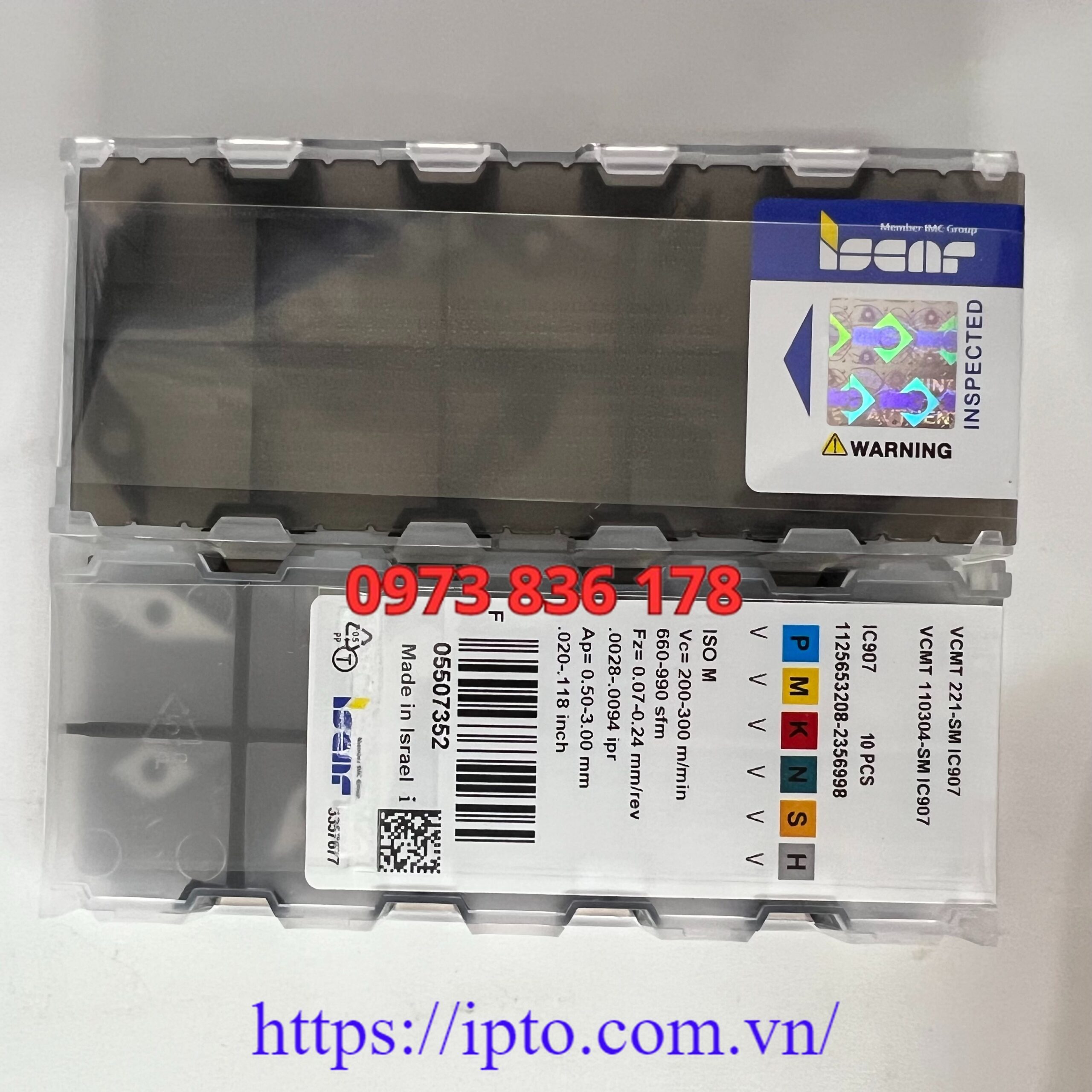 Manh tien Iscar VCMT110304 SM IC907 scaled