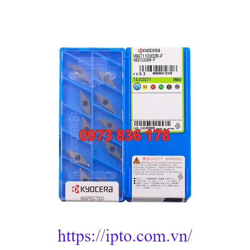 Mảnh tiện Kyocera VBGT110301L-Y TN60
