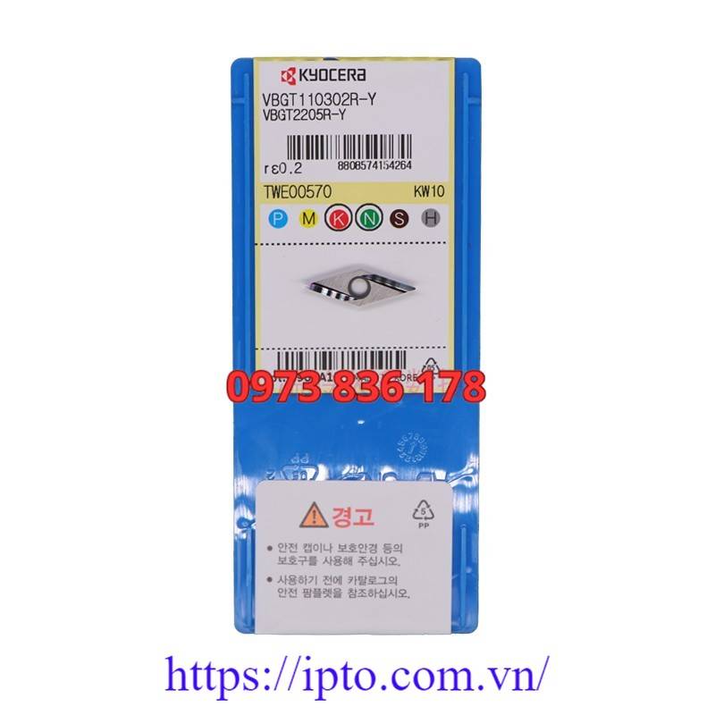 Mảnh tiện Kyocera VBGT110302R-Y KW10