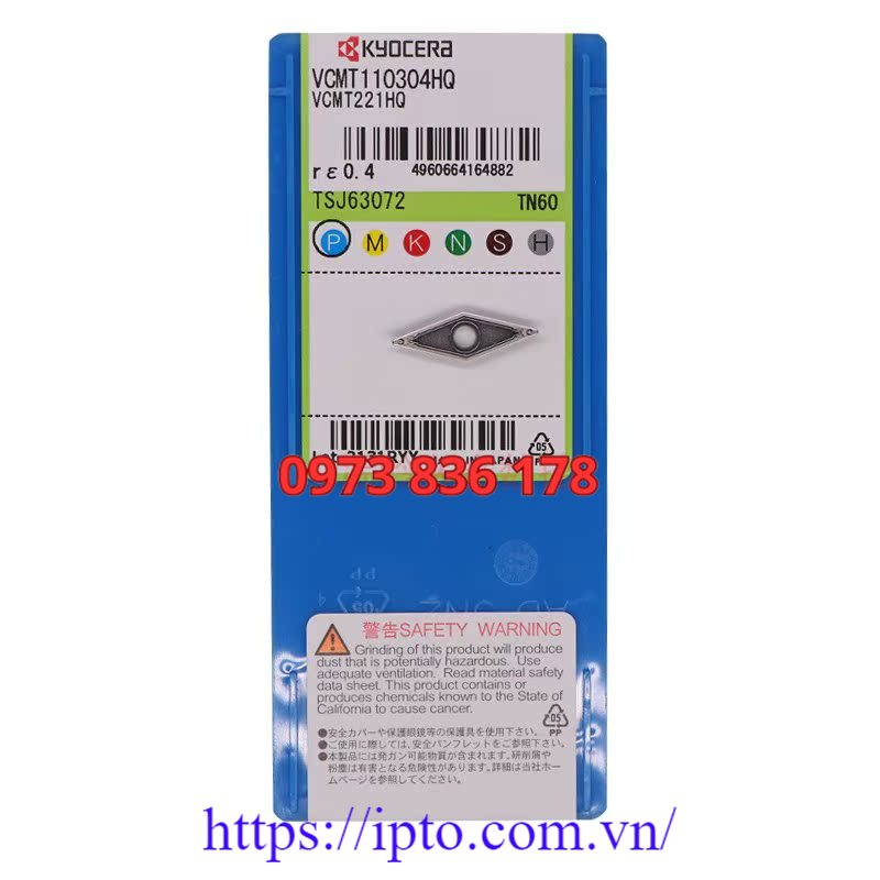 Manh tien Kyocera VCMT080204HQ TN60 1