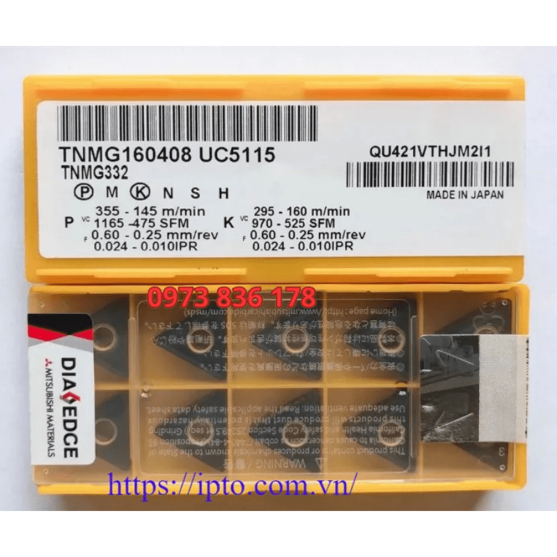 Manh tien Mitsubishi TNMG160404 UC5115