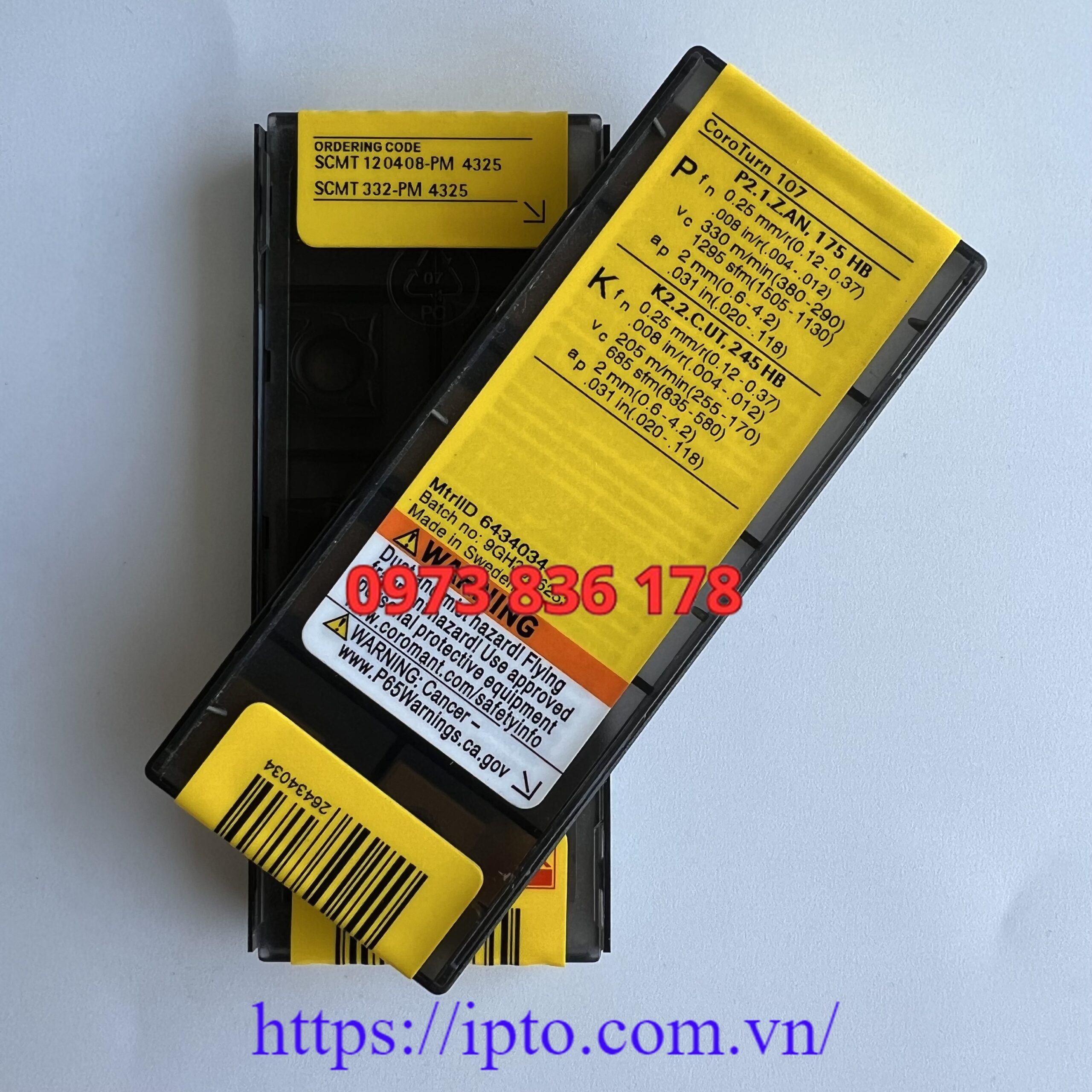 Mảnh tiện Sandvik SCMT120408-PM 4325