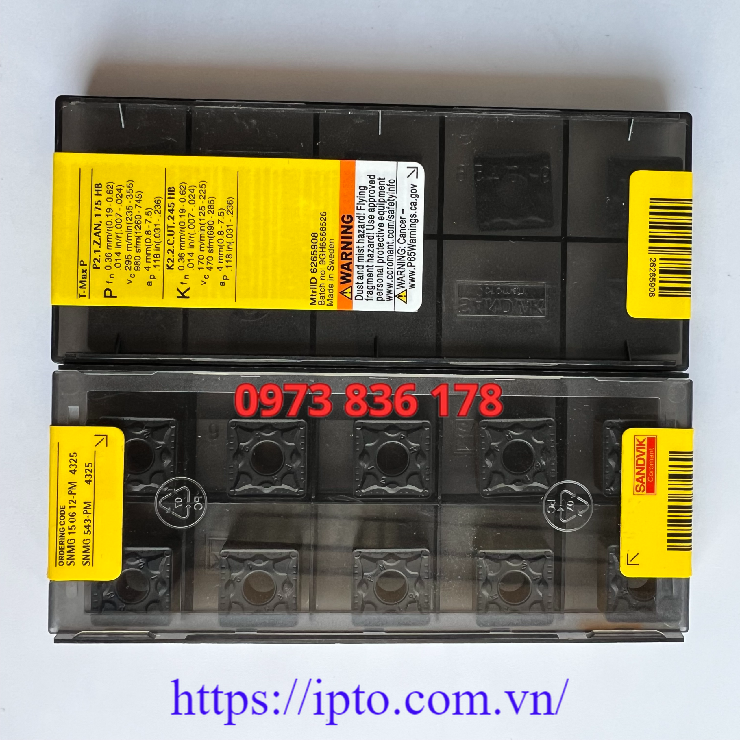 Mảnh tiện Sandvik SNMG150612-PM 4325