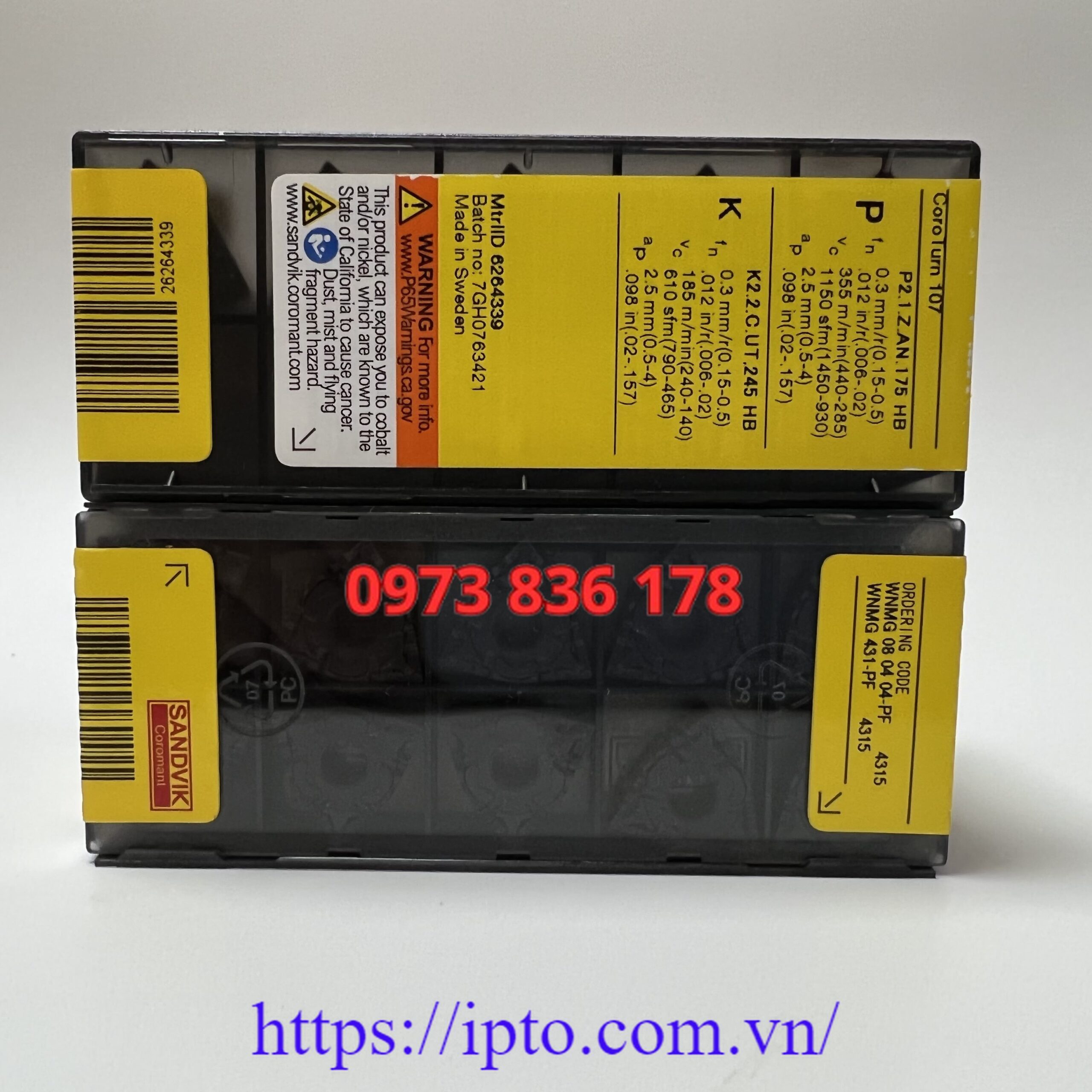 Mảnh tiện Sandvik WNMG080404-PF 4315