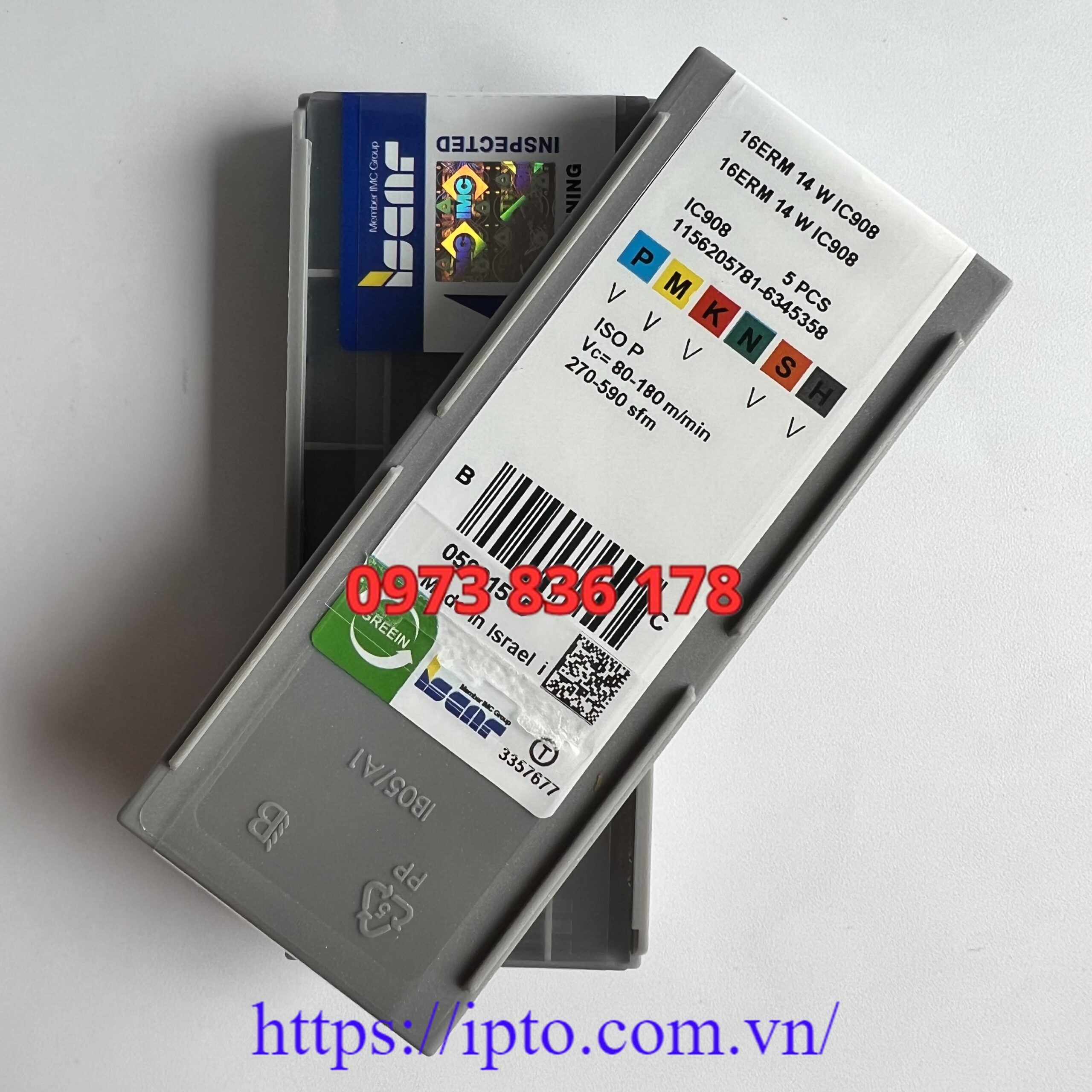 Mảnh tiện ren Iscar 16ERM11W IC908