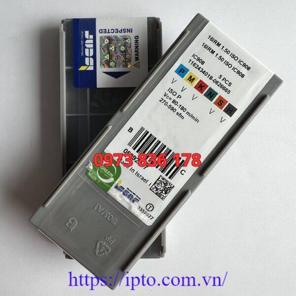 Manh tien ren Iscar 16IRM1.00ISO IC908