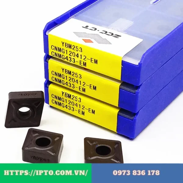 Mảnh tiện ZCC.CT CNMG120404-EM YBM253 - Ảnh 3