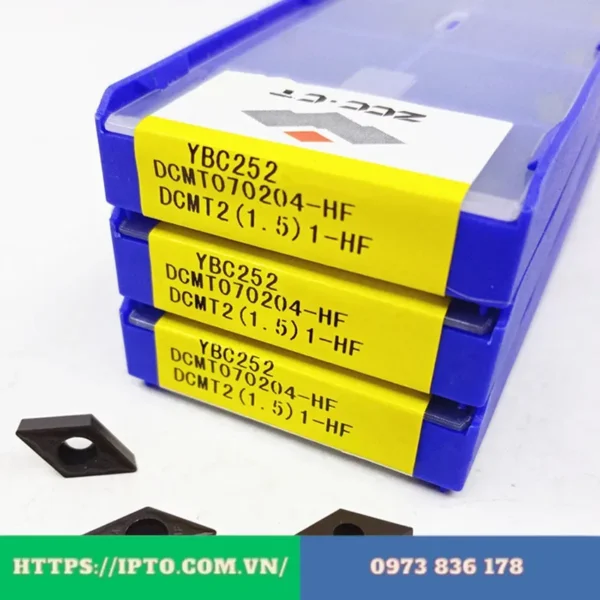 Mảnh tiện ZCC.CT DCMT070204-HF YBC252