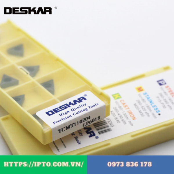 Mảnh tiện Deskar TCMT16T304 LF6018 - Ảnh 4