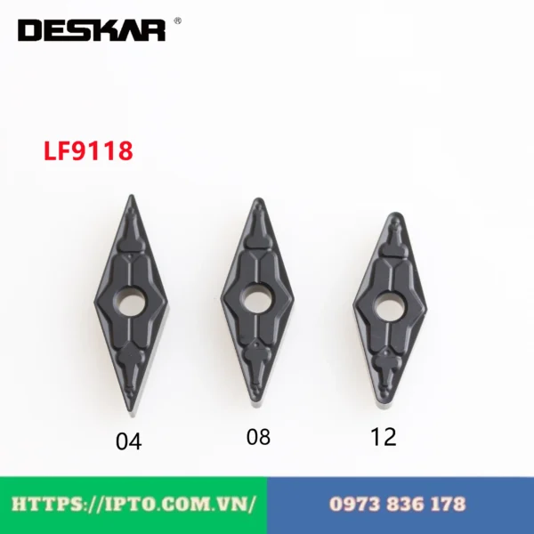 Mảnh tiện Deskar VNMG160412-TM LF9118 - Ảnh 3