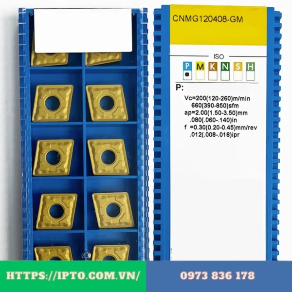 Mảnh tiện Gesac CNMG120408-GM GP1225 - Ảnh 4