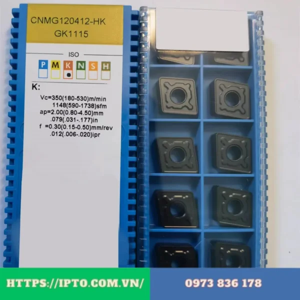 Mảnh tiện Gesac CNMG120412-HK GK1115 - Ảnh 3