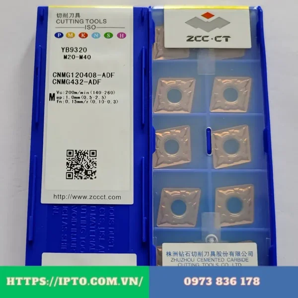 Mảnh tiện ZCC.CT CNMG120404-ADF YB9320 - Ảnh 3