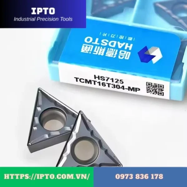 Mảnh tiện Hadsto TCMT16T304-MP HS7225