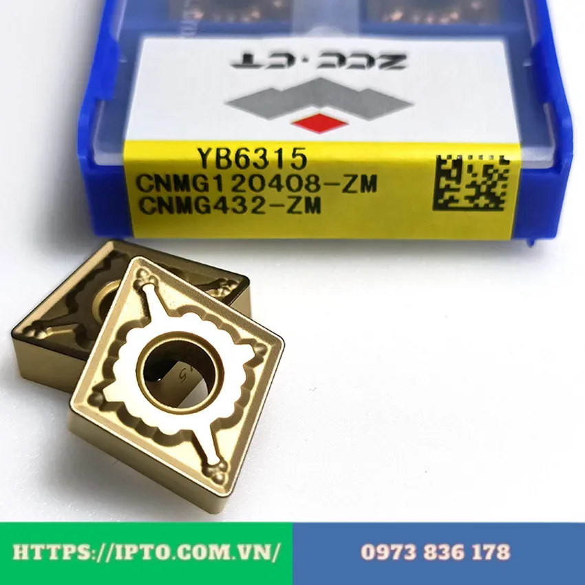 Mảnh tiện ZCC.CT CNMG120404-ZM YB6315 - Ảnh 3