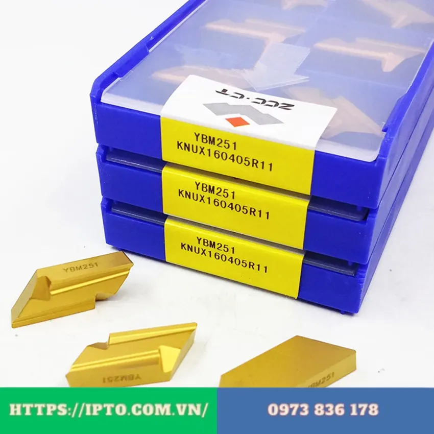 Mảnh tiện ZCC.CT KNUX160405R12 YBM251
